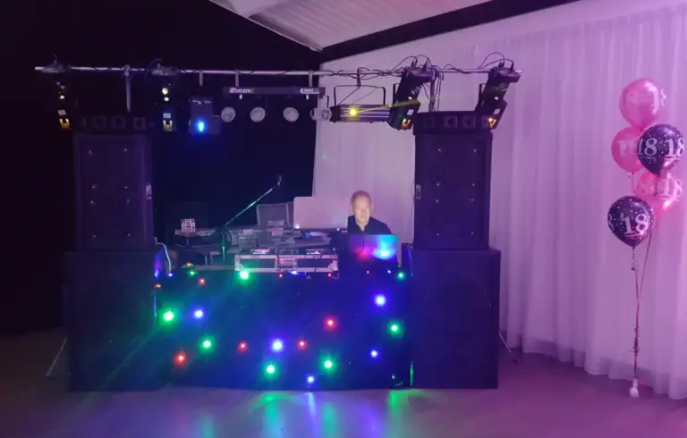 Our Mobile Disco Setup